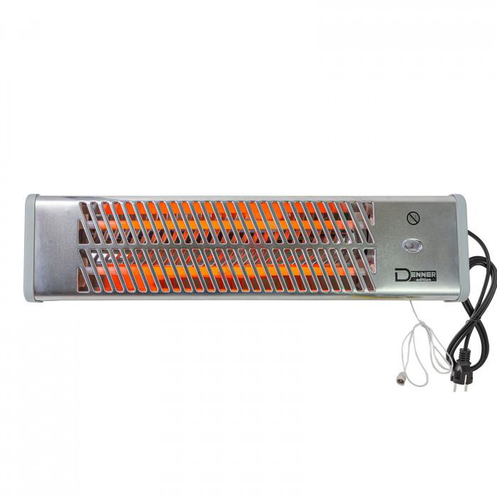 Chauffage radiant / rayonnant à quartz 1200 watt - Radiateur