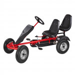 Karting à pédales go kart bi-place XL