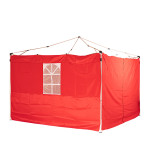 Set de bâches d´habillage pour tonnelle / pavillon rouge D14213 Set de bâches d´habillage pour tonnelle / pavillon rouge D14213
