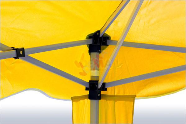 Tonnelle pliante / pavillon pliable 3x3 m   Couleur jaune*