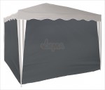 Set de bâches d´habillage pour tonnelle / pavillon Couleur anthracite