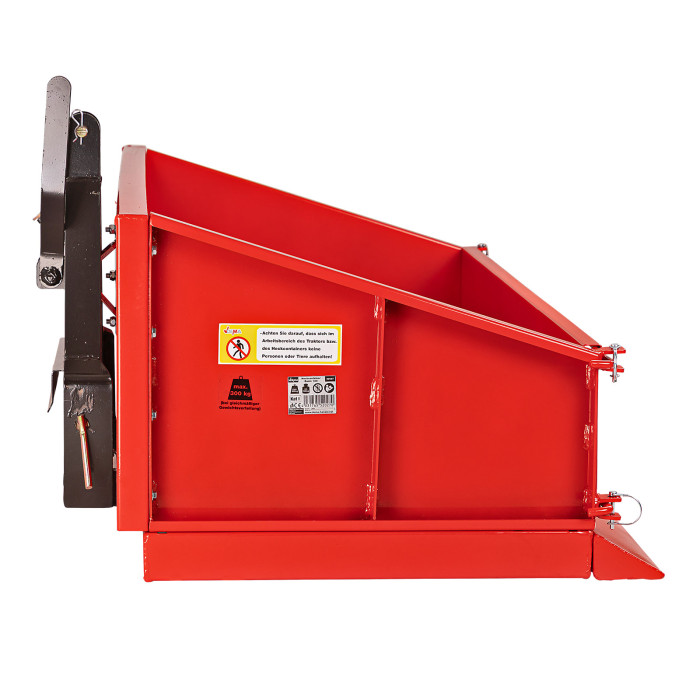 Benne agricole 3 points Basic 150 avec dispositif de bascule sécurisé Benne agricole 3 points Basic 150 avec dispositif de bascule sécurisé