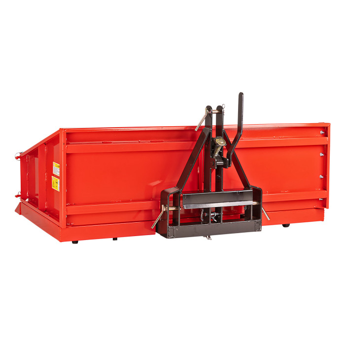 Benne agricole 3 points Basic 150 avec dispositif de bascule sécurisé Benne agricole 3 points Basic 150 avec dispositif de bascule sécurisé