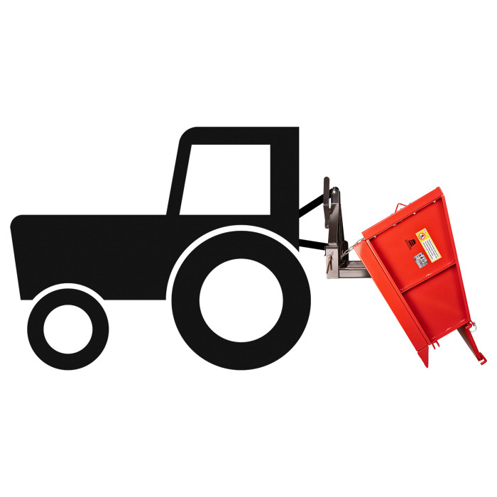 Benne agricole 3 points Basic 150 avec dispositif de bascule sécurisé Benne agricole 3 points Basic 150 avec dispositif de bascule sécurisé