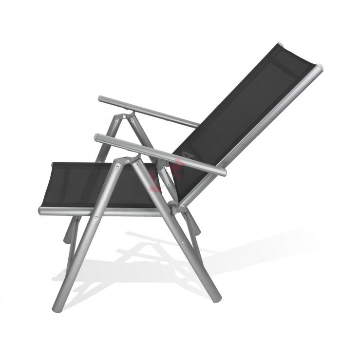 Chaise pliante en aluminium "Rimini"