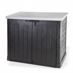 Abri Rangement de jardin - Coffre - Cache poubelle XL  2 x 240 litres