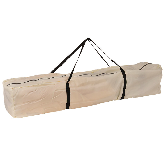 Tonnelle / Pavillon pliable en métal beige 300 x 300 x 260 cm Tonnelle / Pavillon pliable en métal beige 300 x 300 x 260 cm