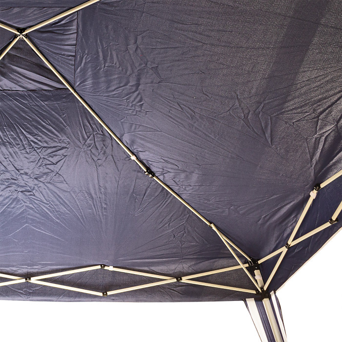 Tonnelle / Pavillon pliable en métal bleu 300 x 300 x 260 cm Tonnelle / Pavillon pliable en métal bleu 300 x 300 x 260 cm