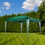 Tonnelle / Pavillon pliable en aluminium vert 300 x 300 x 255 cm