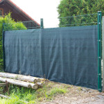 Brise vue pour clôture 1,5 x 25 m de couleur verte