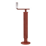 B&eacute;quille carr&eacute;e pour remorque 50x50 mm - Charge 500 kg / Lev&eacute;e 175 mm