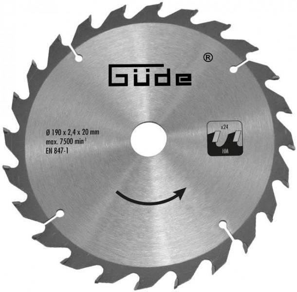 Lame de scie circulaire 24 dents pour G58124 - Carbure Ø 190 mm