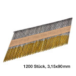 Clous pour cloueuse D18556 - 3,15 x 90 mm - 34&deg;