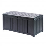 Coffre de jardin "Glenwood" 390 L imitation bois - Coffre de rangement