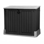 Abri rangement de jardin / coffre / cache poubelle woodland 845 l