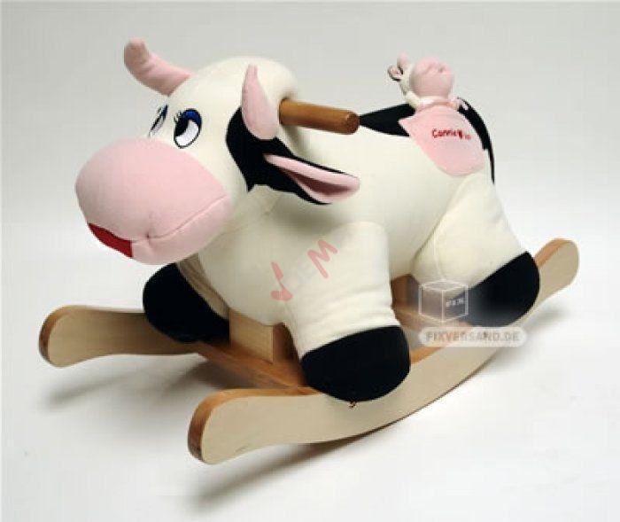 vache a bascule en bois