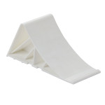 Cale de roue avec fixation pvc blanc