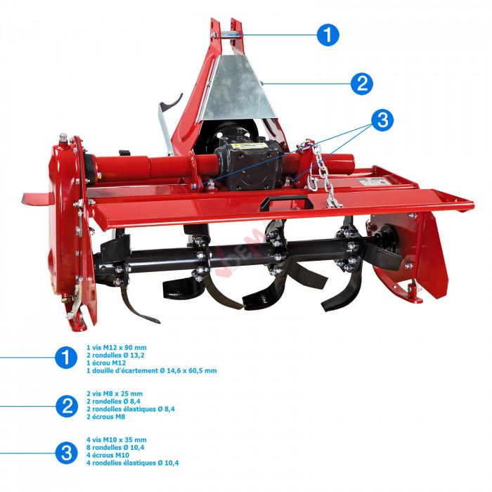 FRAISE ROTATIVE MODÈLE VLM de 35 à 80 C.V. - Trituradoras