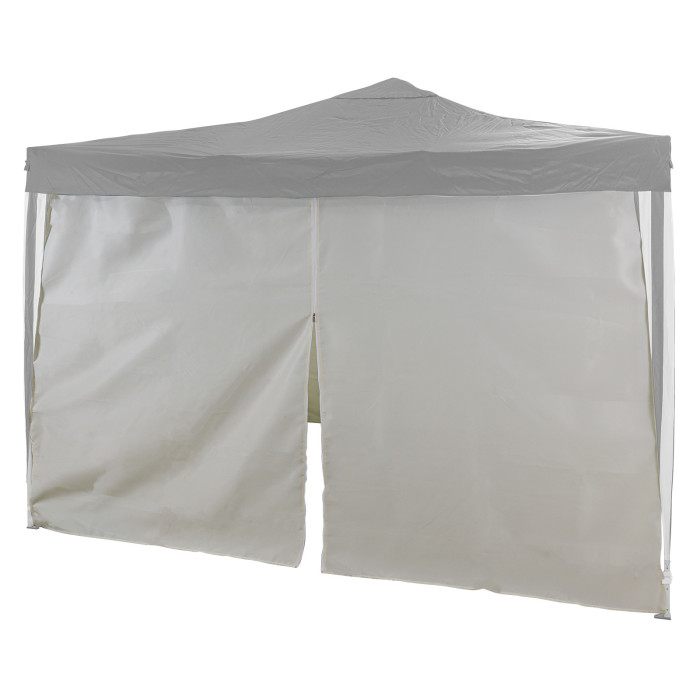 Set de bâches d'habillage pour tonnelle D41046 - couleur beige Set de bâches d'habillage pour tonnelle D41046 - couleur beige
