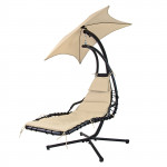 Fauteuil suspendu avec support "Orlando" Beige