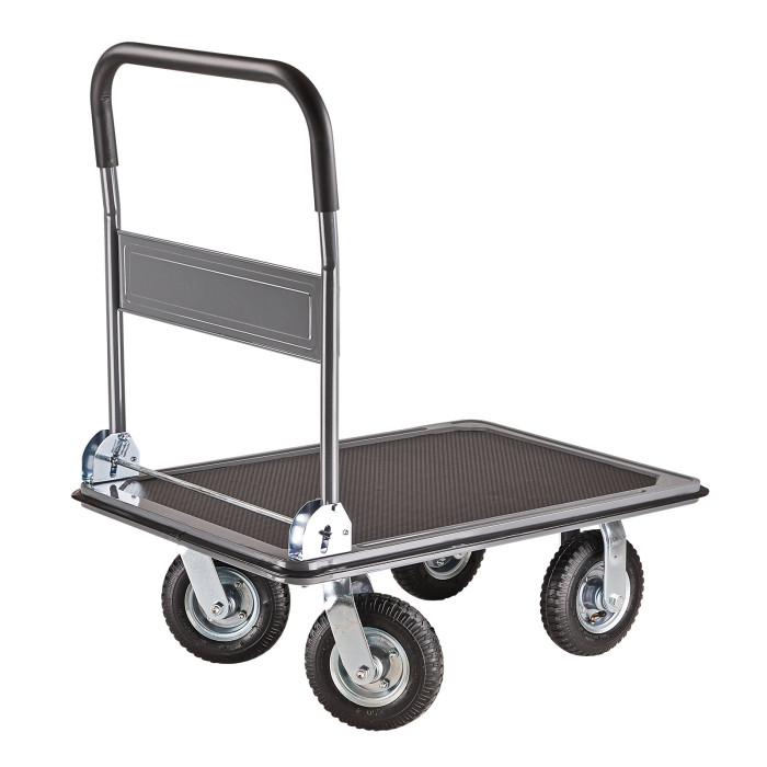 Chariot de manutention - 4 Pneus gonflables Ø 22 cm Chariot de manutention - 4 Pneus gonflables Ø 22 cm