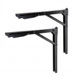 Support mural pliant - Lot de 2 supports pour table murale - Equerre