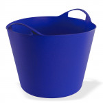 Panier flexible multifonctions 25 litres Bleu / Jardin - linge - bois