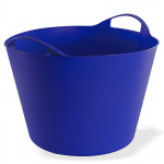 Panier flexible multifonction 42 litres Bleu / Jardin - linge - bois