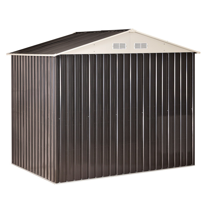 Abri de jardin en métal anthracite "Leeds" Abri de jardin en métal anthracite "Leeds"