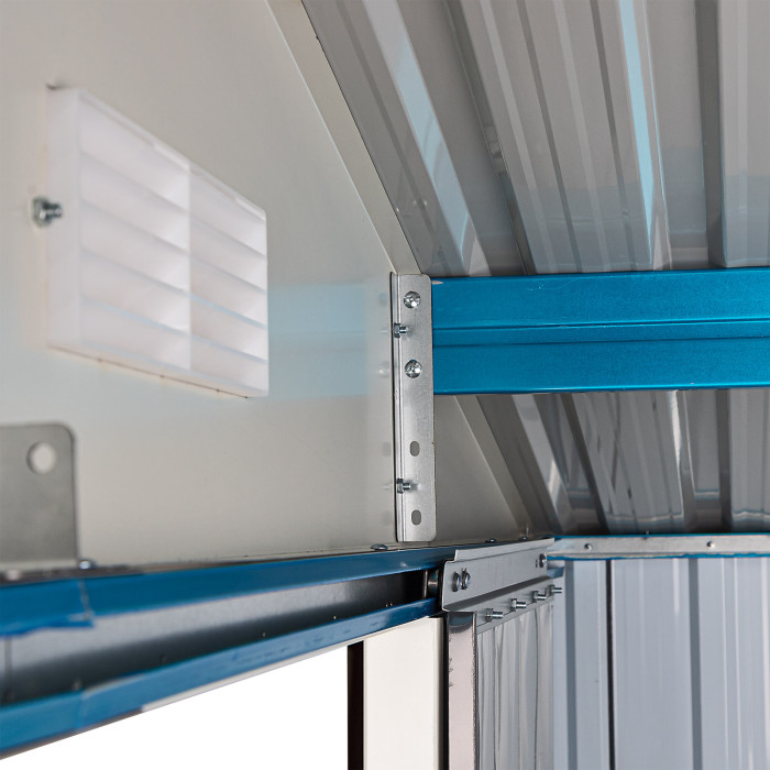 Abri de jardin en métal anthracite "Leeds" Abri de jardin en métal anthracite "Leeds"