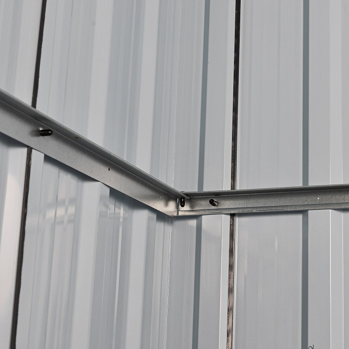 Abri de jardin en métal anthracite "Leeds" Abri de jardin en métal anthracite "Leeds"