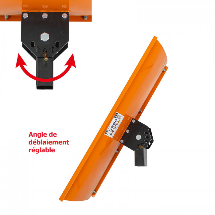 Lame chasse-neige pour tracteur-tondeuse MTD ou MacAllister, à