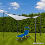 Pavillon Butterfly - Voile d'ombrage 3,5 x 3,5 m