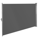 Store latéral 160 x 300 cm - Anthracite / Brise-vue rétractable