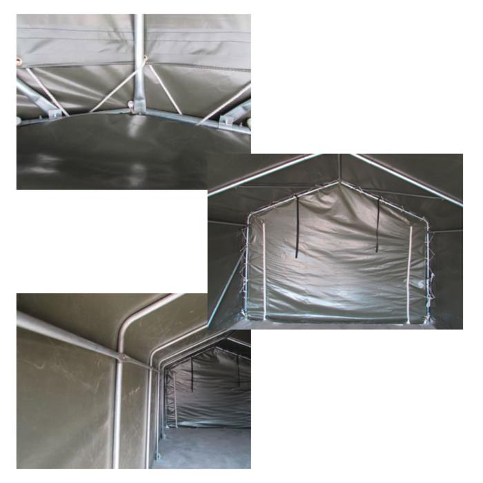 Abri de prairie - Tente de pâturage 8,4 x 3,66 m "Belfast" Abri de prairie - Tente de pâturage 8,4 x 3,66 m "Belfast"