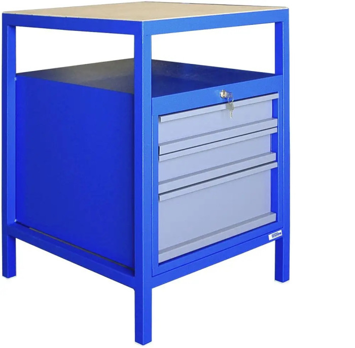 Etabli P 600 S - 57 x 60 cm - 3 tiroirs Etabli P 600 S - 57 x 60 cm - 3 tiroirs