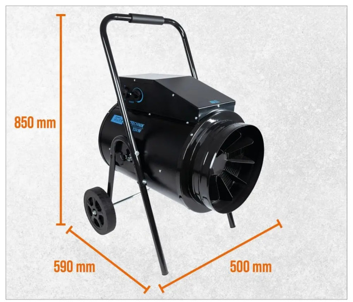 Chauffage d'atelier électrique - Radiateur souffleur GEH 15 Chauffage d'atelier électrique - Radiateur souffleur GEH 15