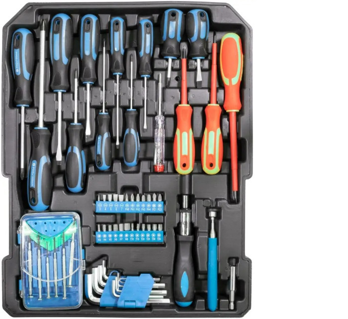 Coffret à outils à roulettes GWZT 500- Trolley à outils 500 pièces Coffret à outils à roulettes GWZT 500- Trolley à outils 500 pièces