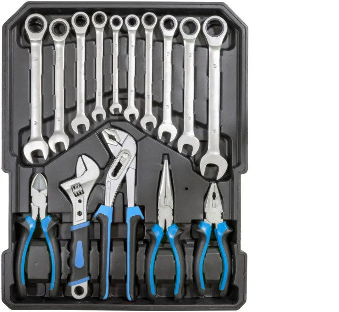 Coffret à outils à roulettes GWZT 500- Trolley à outils 500 pièces Coffret à outils à roulettes GWZT 500- Trolley à outils 500 pièces