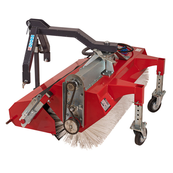 Balayeuse hydraulique 120 cm pour tracteur Cat. 1 - DKM 120 Balayeuse hydraulique 120 cm pour tracteur Cat. 1 - DKM 120