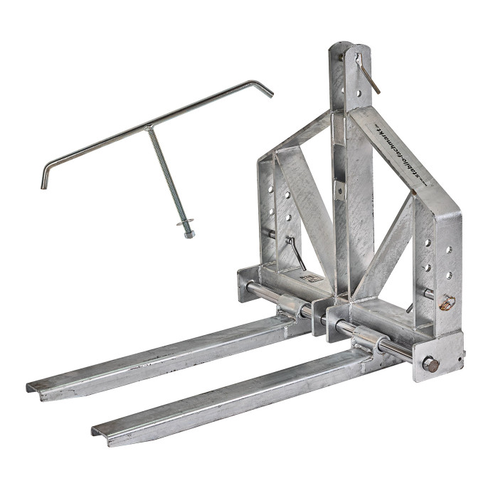 Fourches lève-palette 3 pts Cat. 1 + 2 - 1200 kg - DPG1200 Fourches lève-palette 3 pts Cat. 1 + 2 - 1200 kg - DPG1200