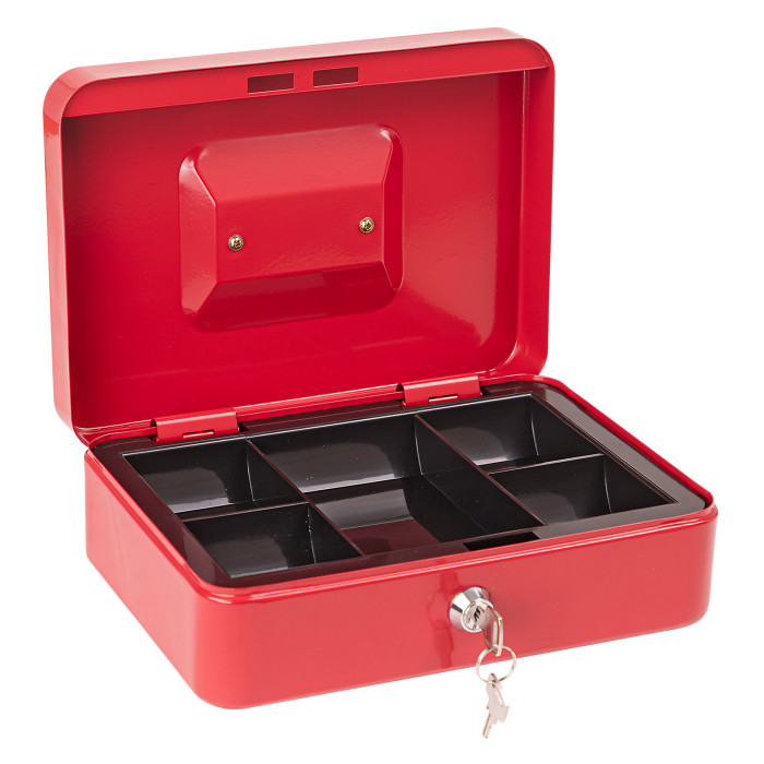 Caisse à monnaie DKG 250 rouge Caisse à monnaie DKG 250 rouge