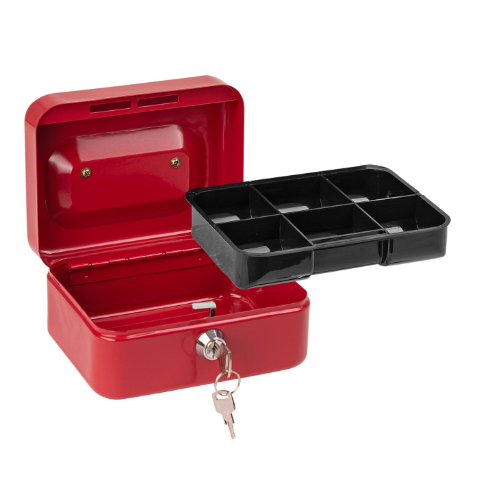 Caisse à monnaie DKG 150 rouge Caisse à monnaie DKG 150 rouge