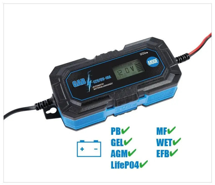 Chargeur de batterie automatique GAB 12V / 6V - 10 A Chargeur de batterie automatique GAB 12V / 6V - 10 A