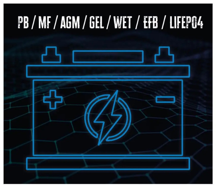 Chargeur de batterie automatique GAB 12V / 6V - 10 A Chargeur de batterie automatique GAB 12V / 6V - 10 A