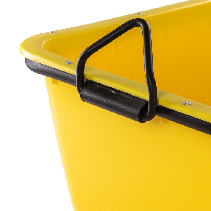 Bac à mortier 200 litres - jaune Bac à mortier 200 litres - jaune