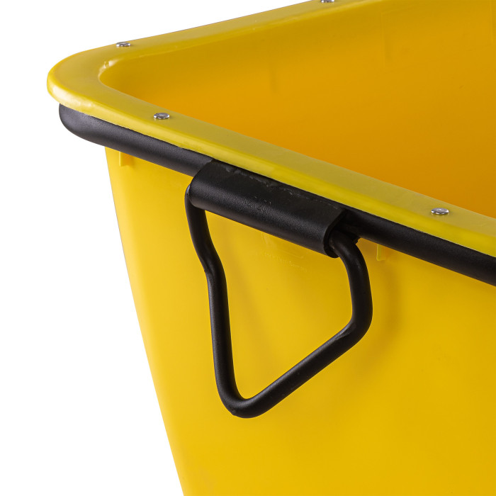 Bac à mortier 200 litres - jaune Bac à mortier 200 litres - jaune