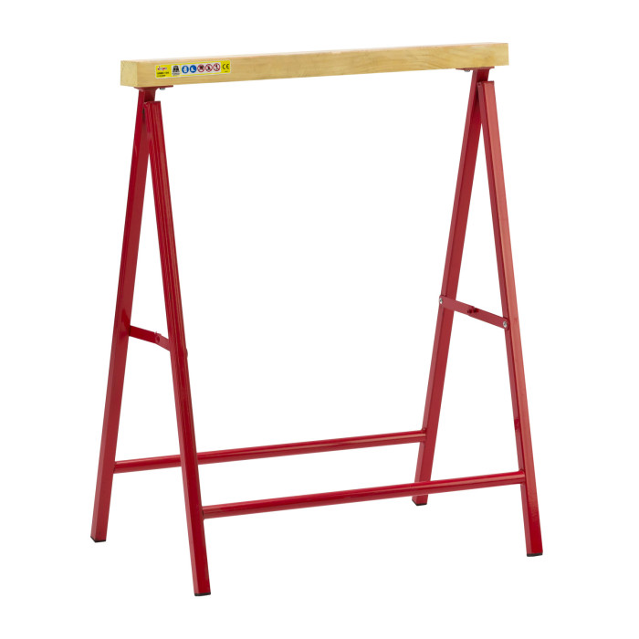 Tréteau pliant bois et métal - 60 cm Tréteau pliant bois et métal - 60 cm