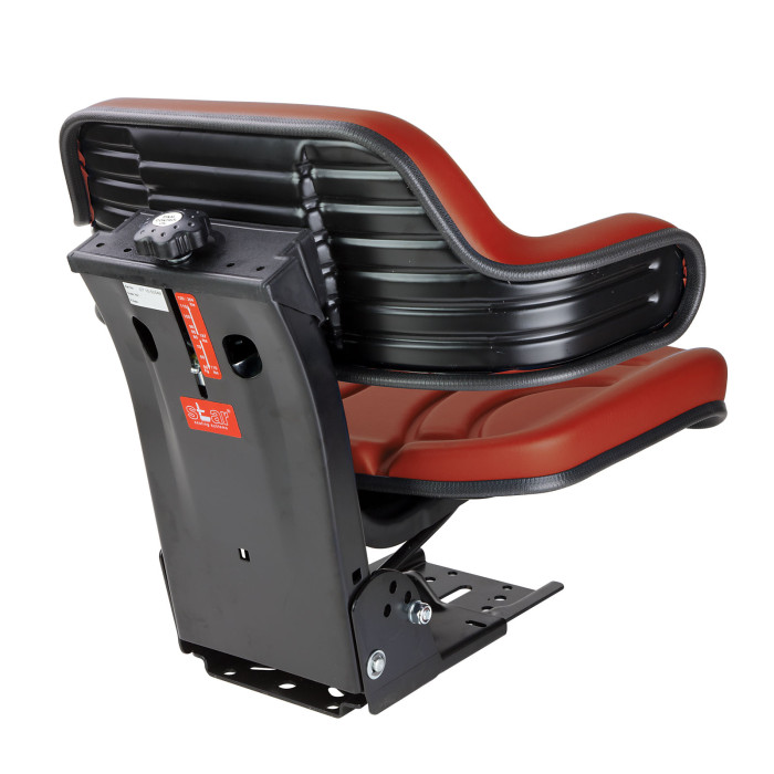 Siège de tracteur DTS 120 AVFLN rouge Siège de tracteur DTS 120 AVFLN rouge