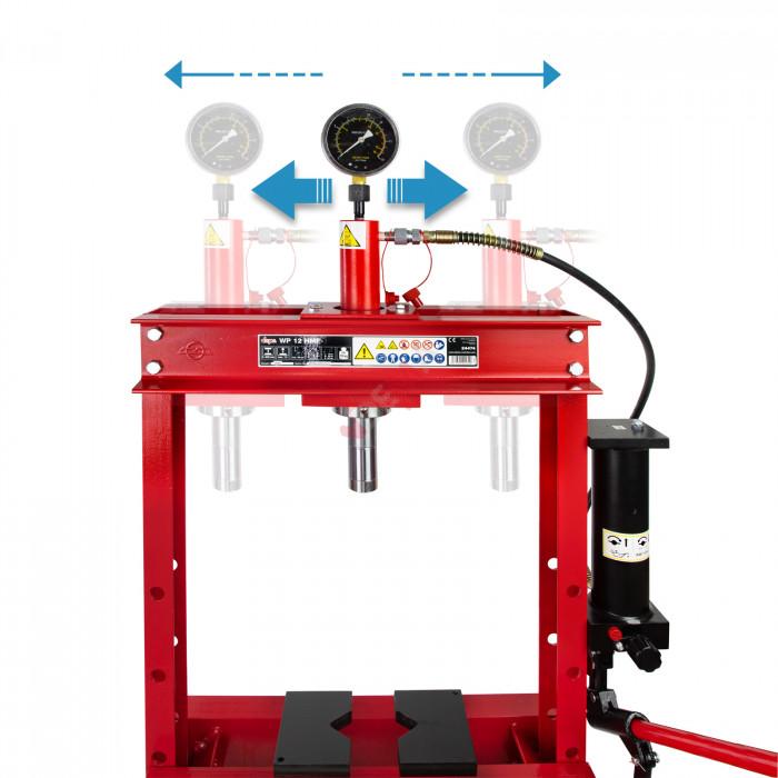 Presse d'atelier hydraulique 12 T avec mano WP12 HMF - D24474 - Presses
